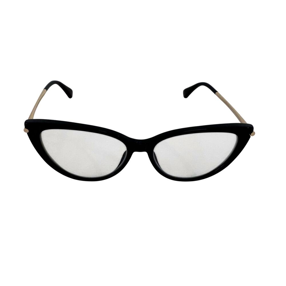 Max Mara Cat-Eye Black/Gold Glasses Frame MM5006 w/ Persc. Lenses *READ*